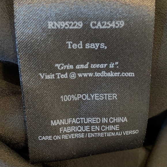 Ted Baker Grethun Square Neck Bow Romper Playsuit - Picture 9 of 13